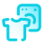 Floating laundry icon